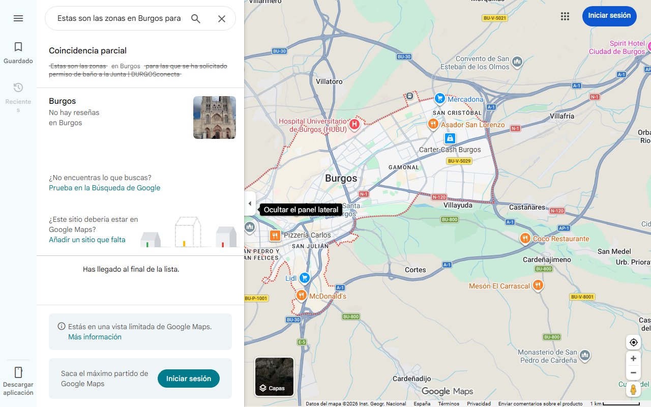Mapa de Estas son las zonas en Burgos para las que se ha solicitado permiso de baño a la Junta | BURGOSconecta