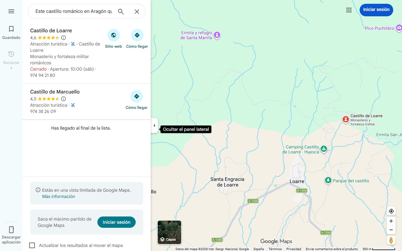 Mapa de Este castillo románico en Aragón que es único en todo el mundo:
