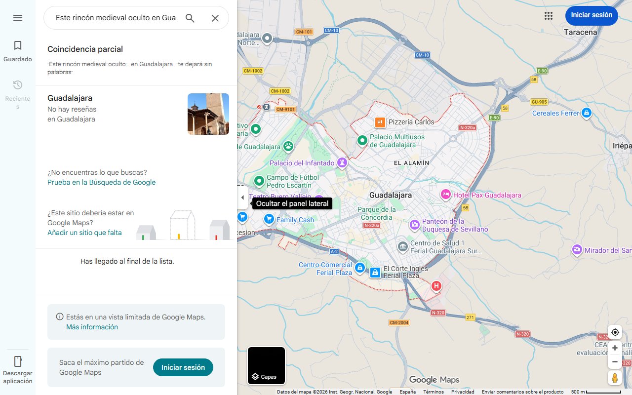 Mapa de Este rincón medieval oculto en Guadalajara te dejará sin palabras: se trata de la joya arquitectónica más antigua de la región