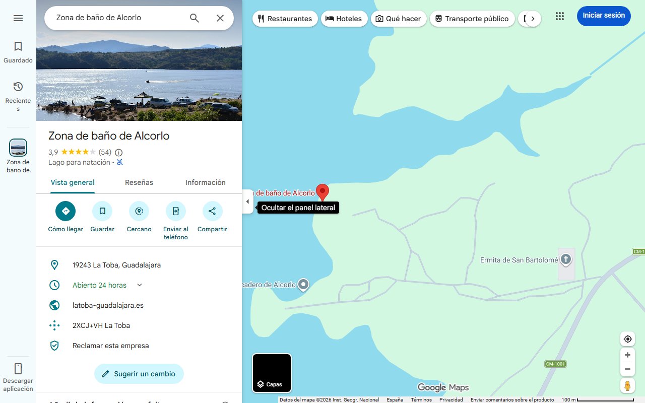 Mapa de Guadalajara ofrece este verano ocho zonas oficiales de baño en plena naturaleza