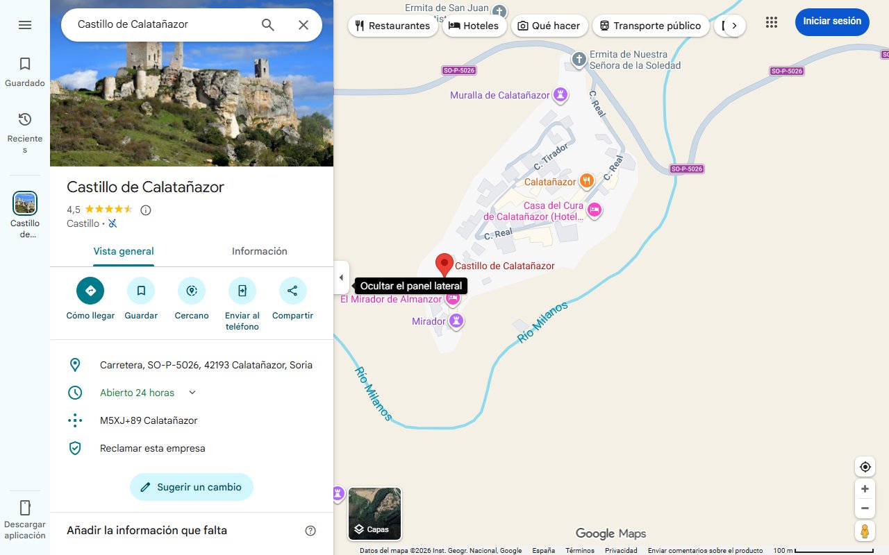 Mapa de La aldea legendaria de Soria que protagonizó una de las batallas más icónicas de la Reconquista