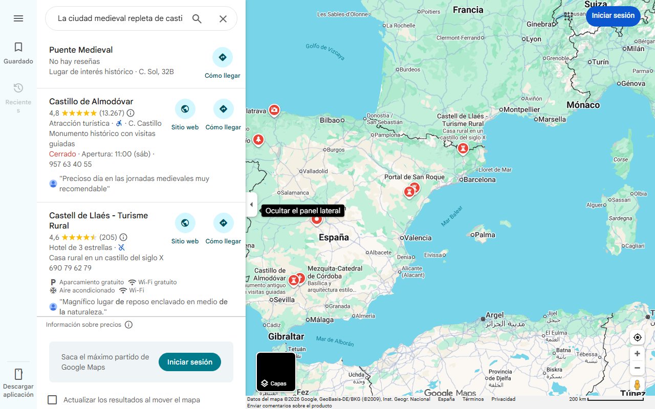 Mapa de La ciudad medieval repleta de castillos y fantasía donde se hospeda Pedro Pascal y se consigue la mejor sidra