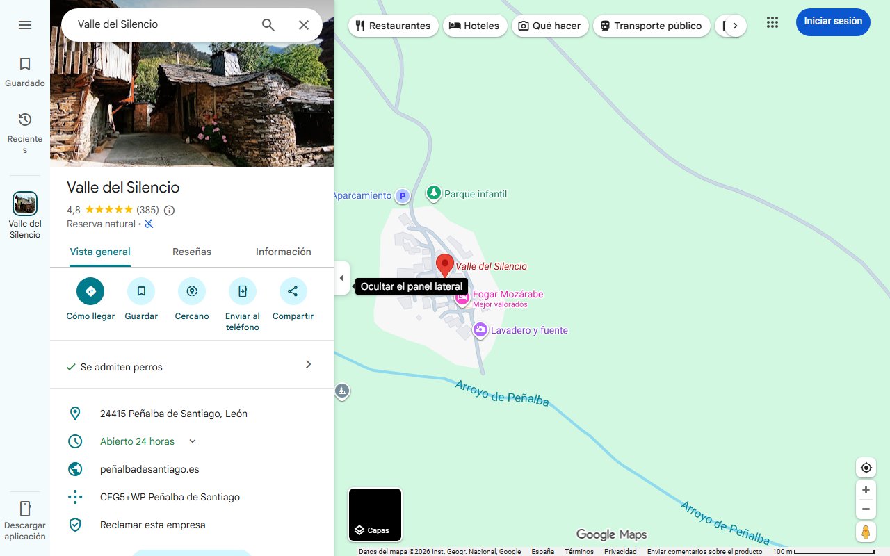 Mapa de La extraordinaria ruta del Bierzo por el corazón del Valle del Silencio