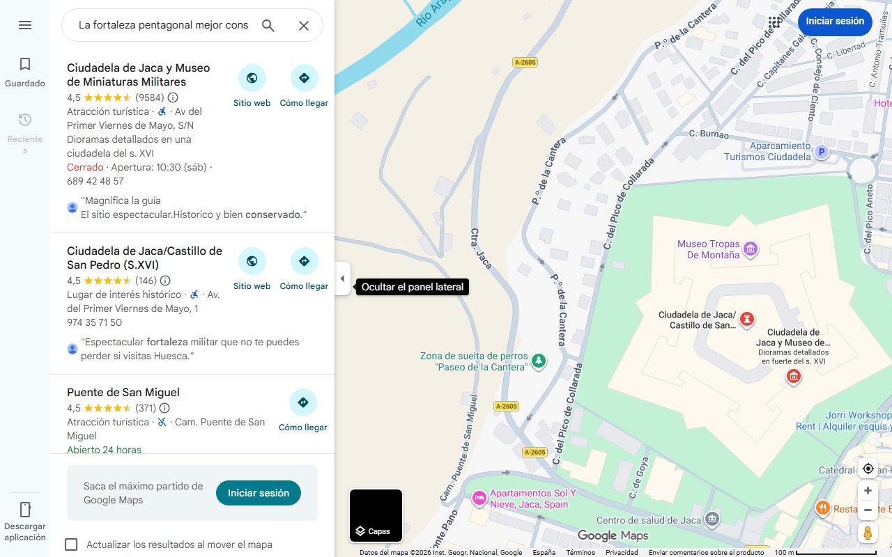 Mapa de La fortaleza pentagonal mejor conservada de España está en los Pirineos: es Bien de Interés Cultural y guarda siglos de historia entre sus muros