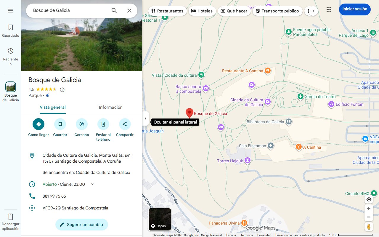 Mapa de La garganta secreta de Galicia que desciende entre bosque, agua y silencio -