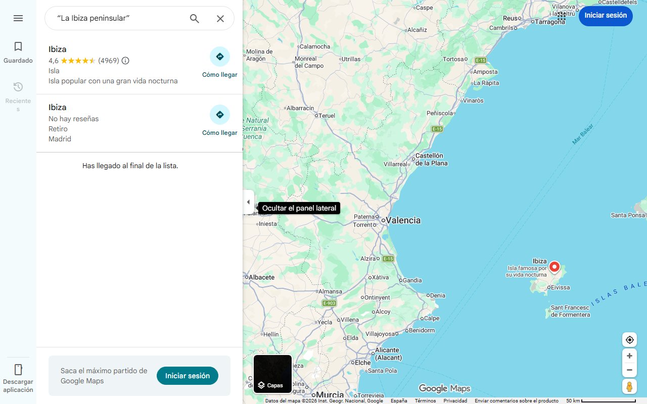 Mapa de “La Ibiza peninsular”: la playa de grava gris con bandera azul a una hora y media de Valencia que recomienda National Geographic
