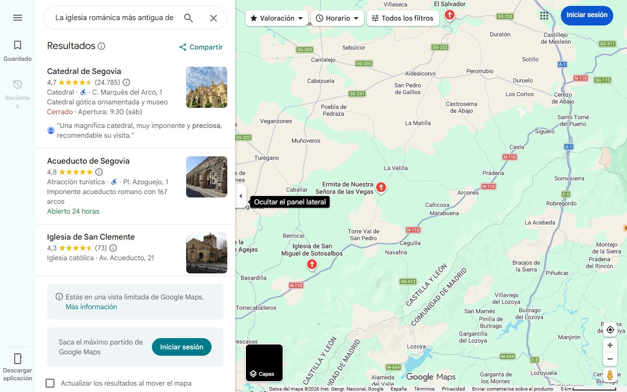 Mapa de La iglesia románica más antigua de Segovia está en una preciosa villa - Segoviaudaz.es