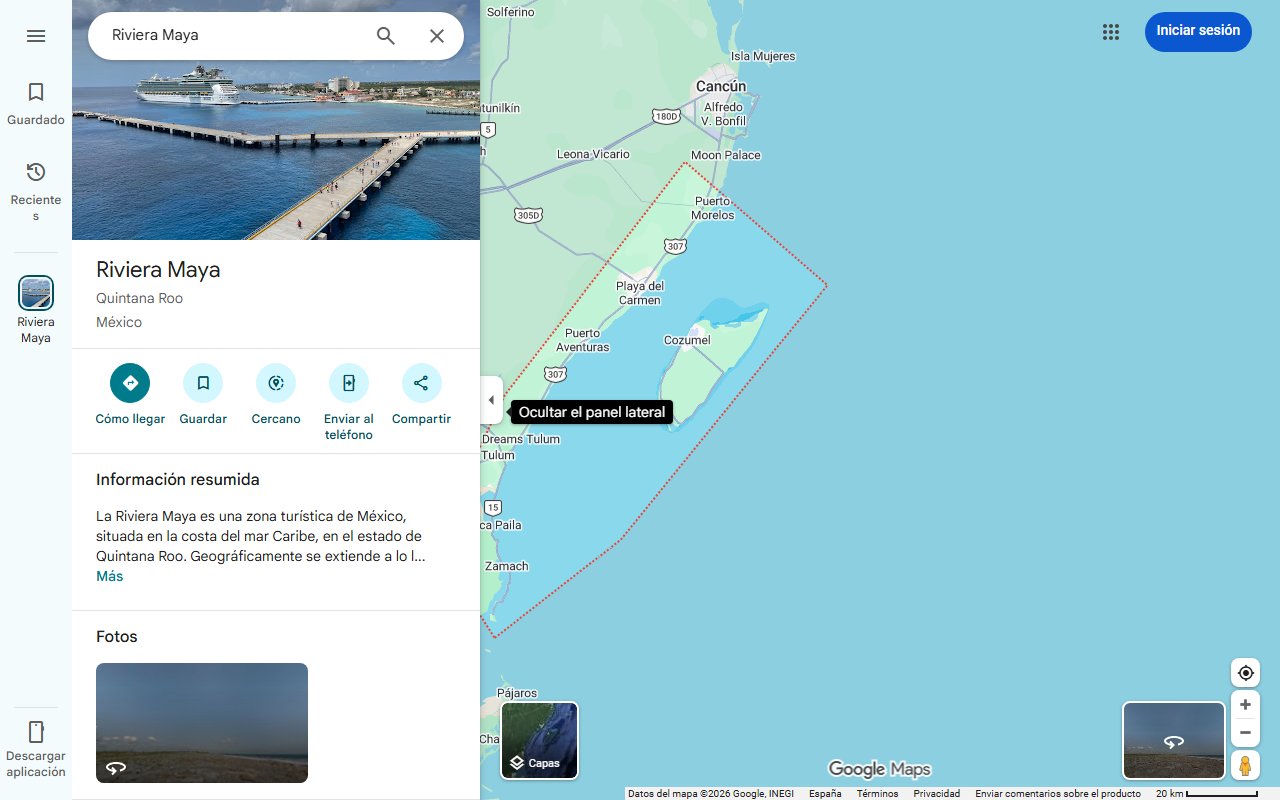 Mapa de La llaman la Riviera Maya de Aragón y es una joya escondida: aguas cristalinas en un paraje de ensueño