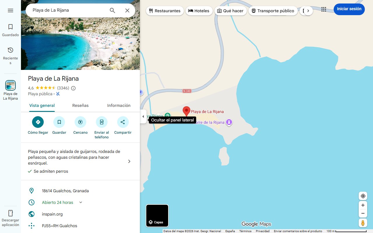Mapa de La playa de arena dorada más extensa y sorprendente de Andalucía está en el interior de esta provincia - Andalucía Informa