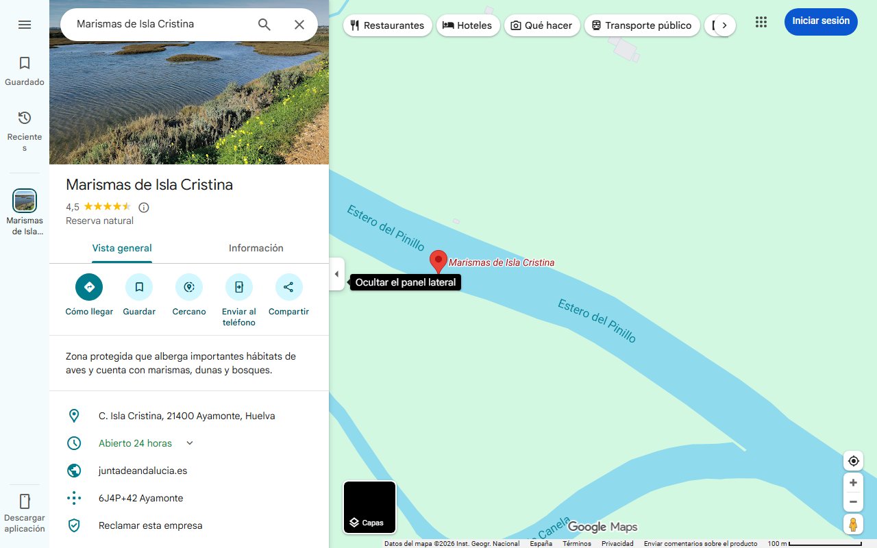 Mapa de La playa de Huelva de aguas tranquilas y cristalinas que más sorprende: Está donde el mar se une con los pinos
