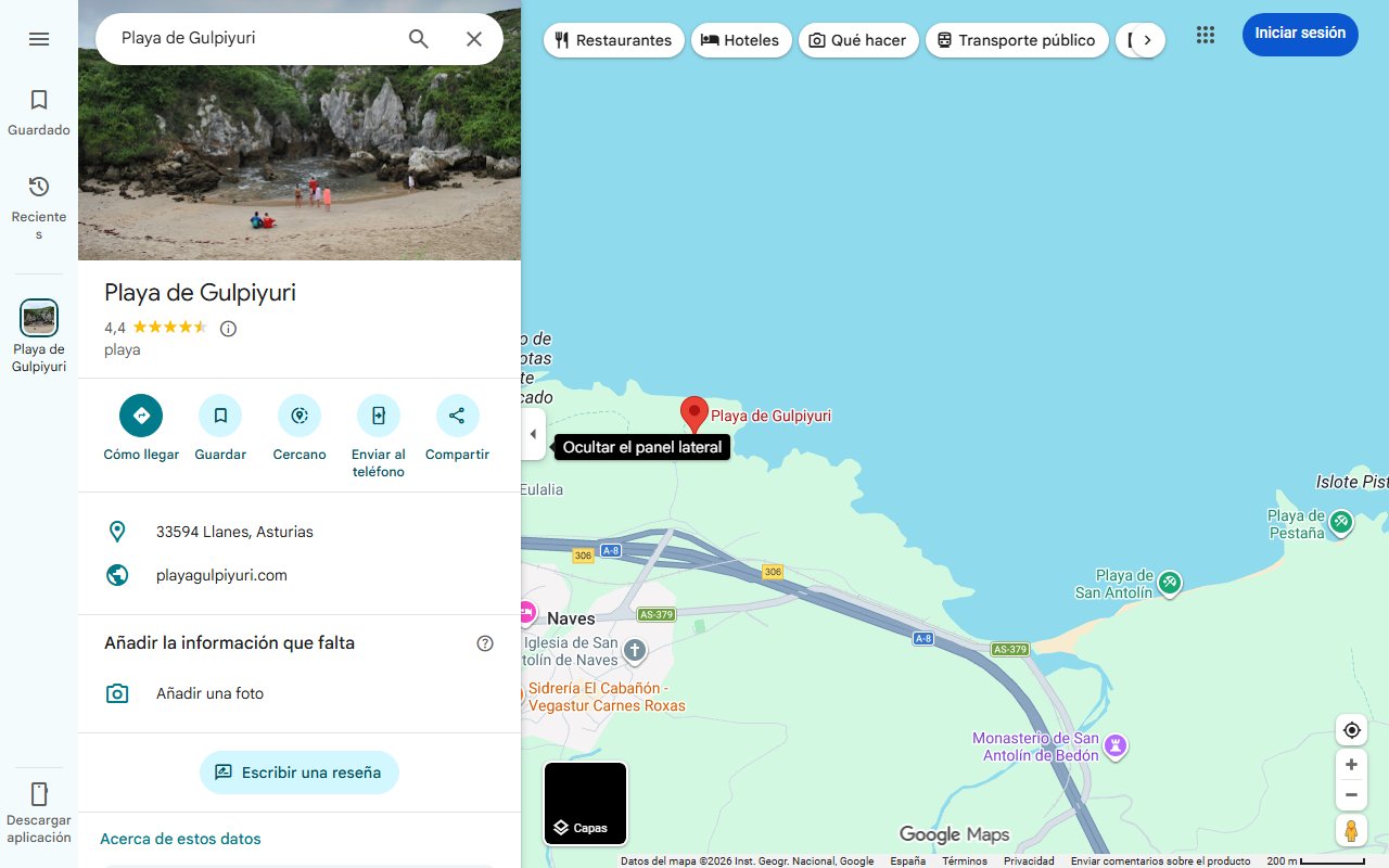 Mapa de La playa más espectacular para este verano parece sacada del Caribe pero está en España: así es la escapada perfecta a un pueblo marinero de cuento