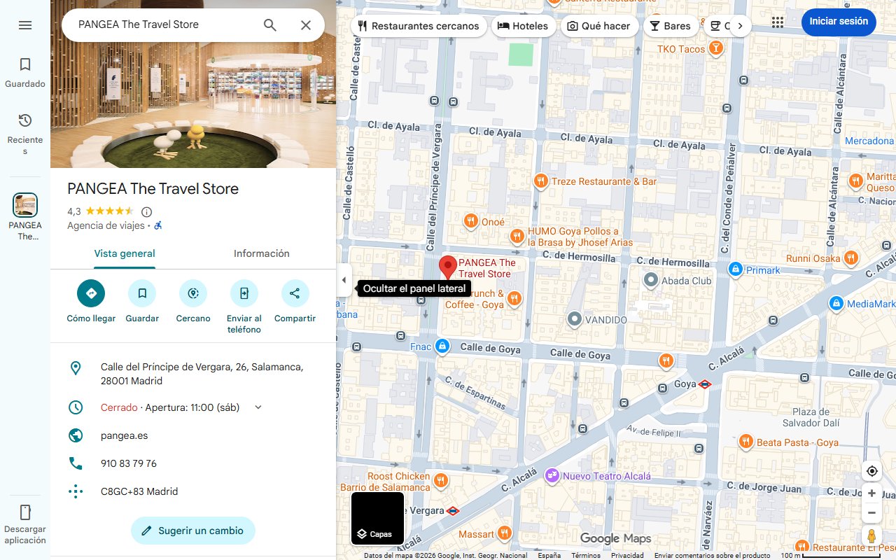 Mapa de La poza paradisiaca perfecta para una escapada express desde Aragón