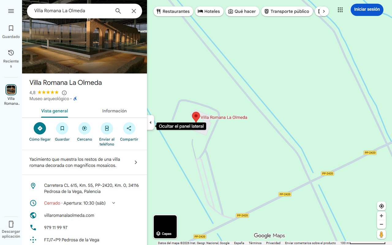 Mapa de La preciosa villa que presume de tener los restos arqueológicos más valiosos de España