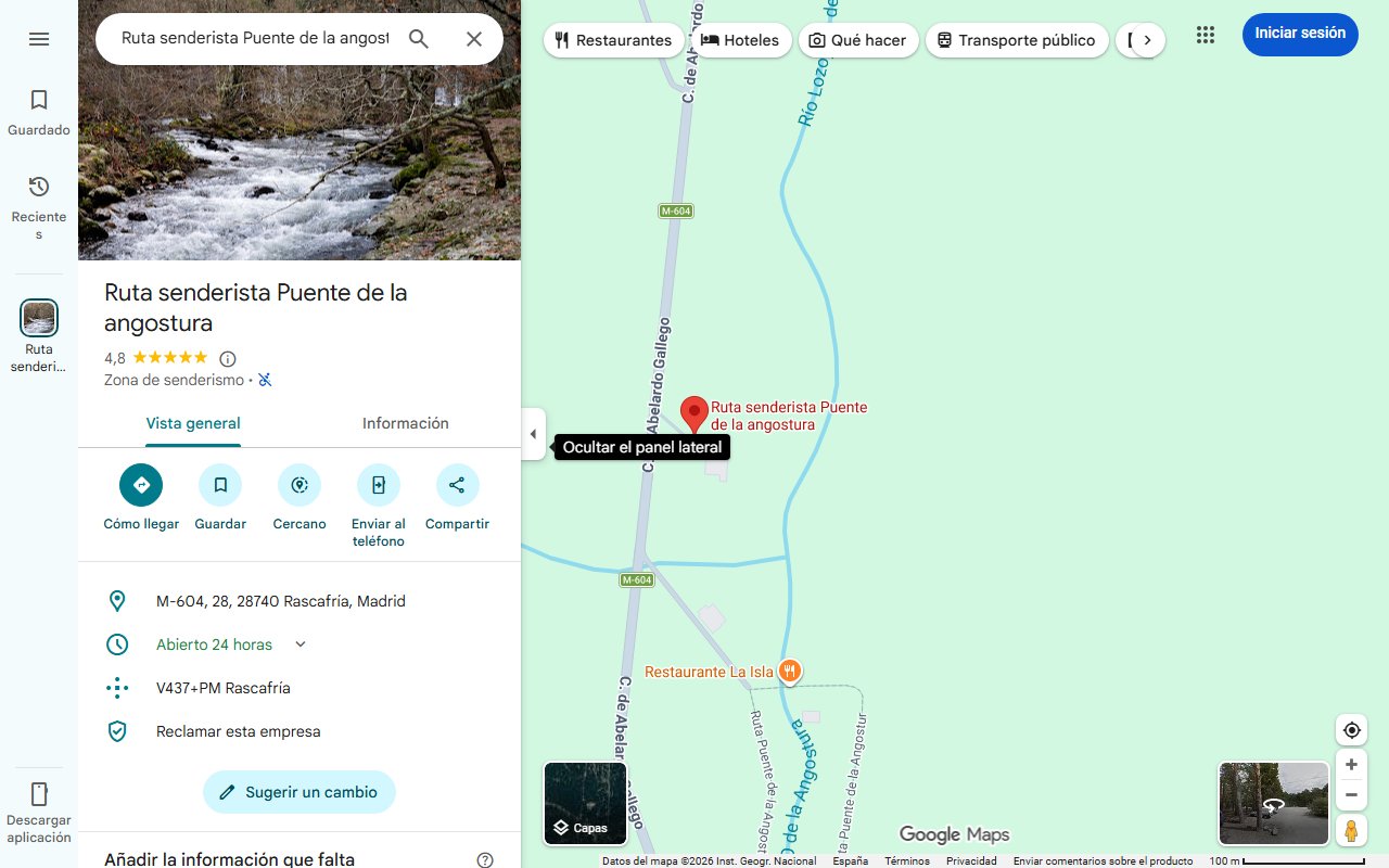 Mapa de La ruta de senderismo de Castilla-La Mancha perfecta para hacer en fin de semana