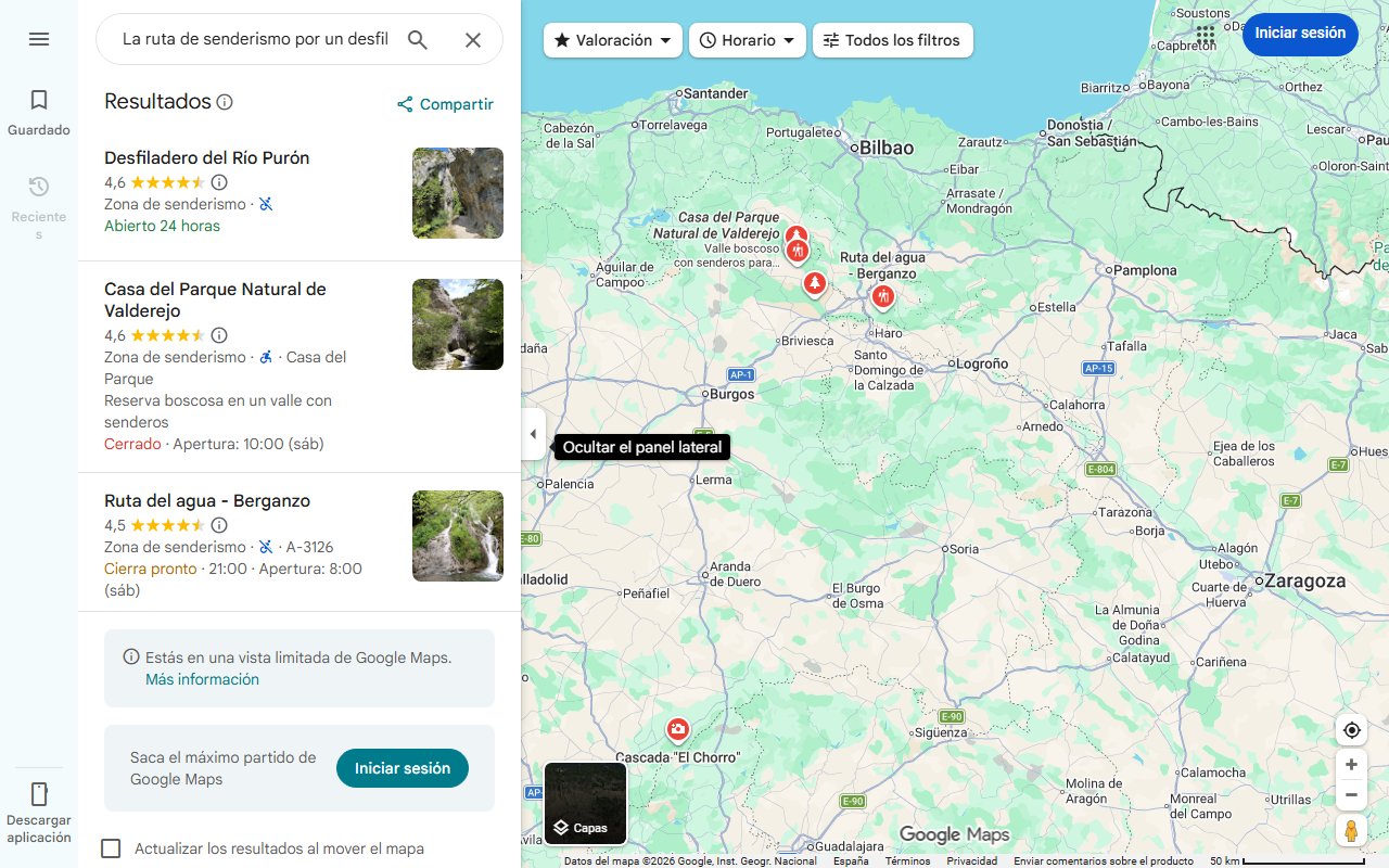 Mapa de La ruta de senderismo por un desfiladero en el País Vasco con ermitas visigóticas y un monasterio medieval