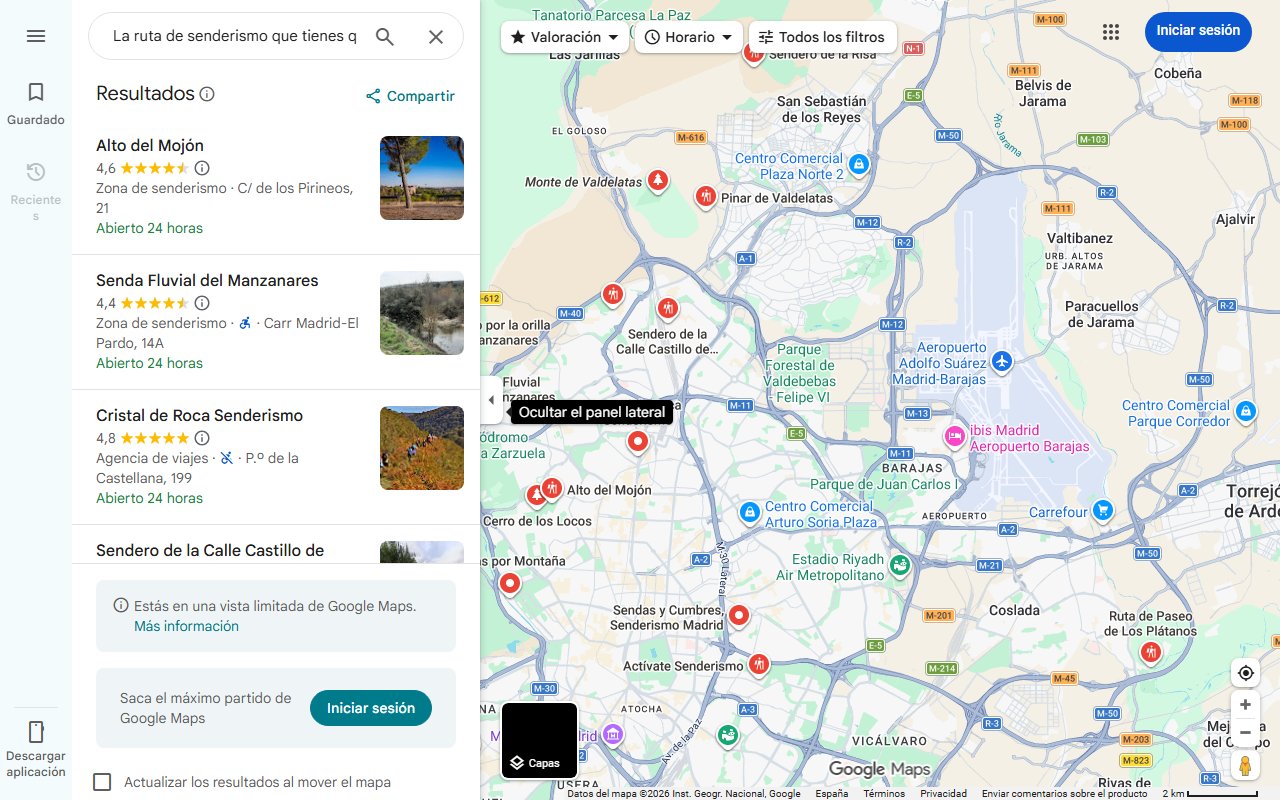 Mapa de La ruta de senderismo que tienes que hacer sí o sí: con dólmenes, acequias y hasta aguas termales gratis