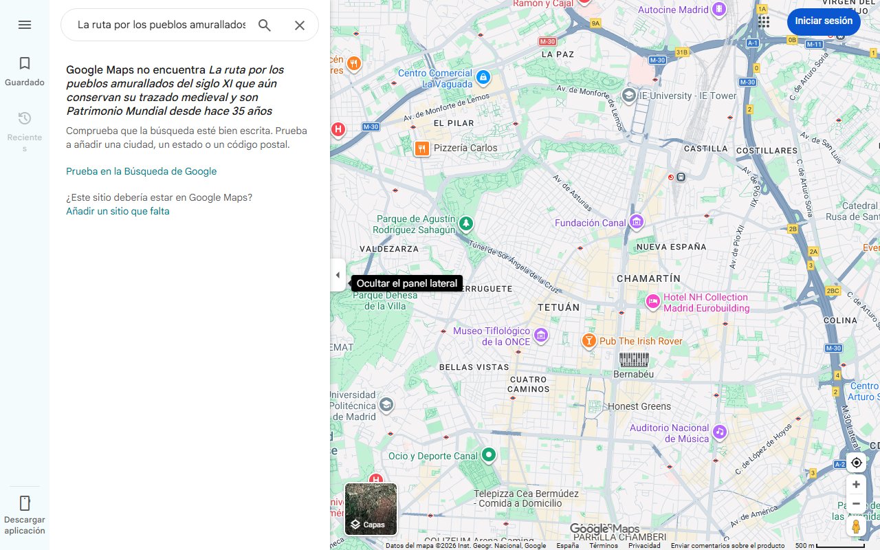 Mapa de La ruta por los pueblos amurallados del siglo XI que aún conservan su trazado medieval y son Patrimonio Mundial desde hace 35 años