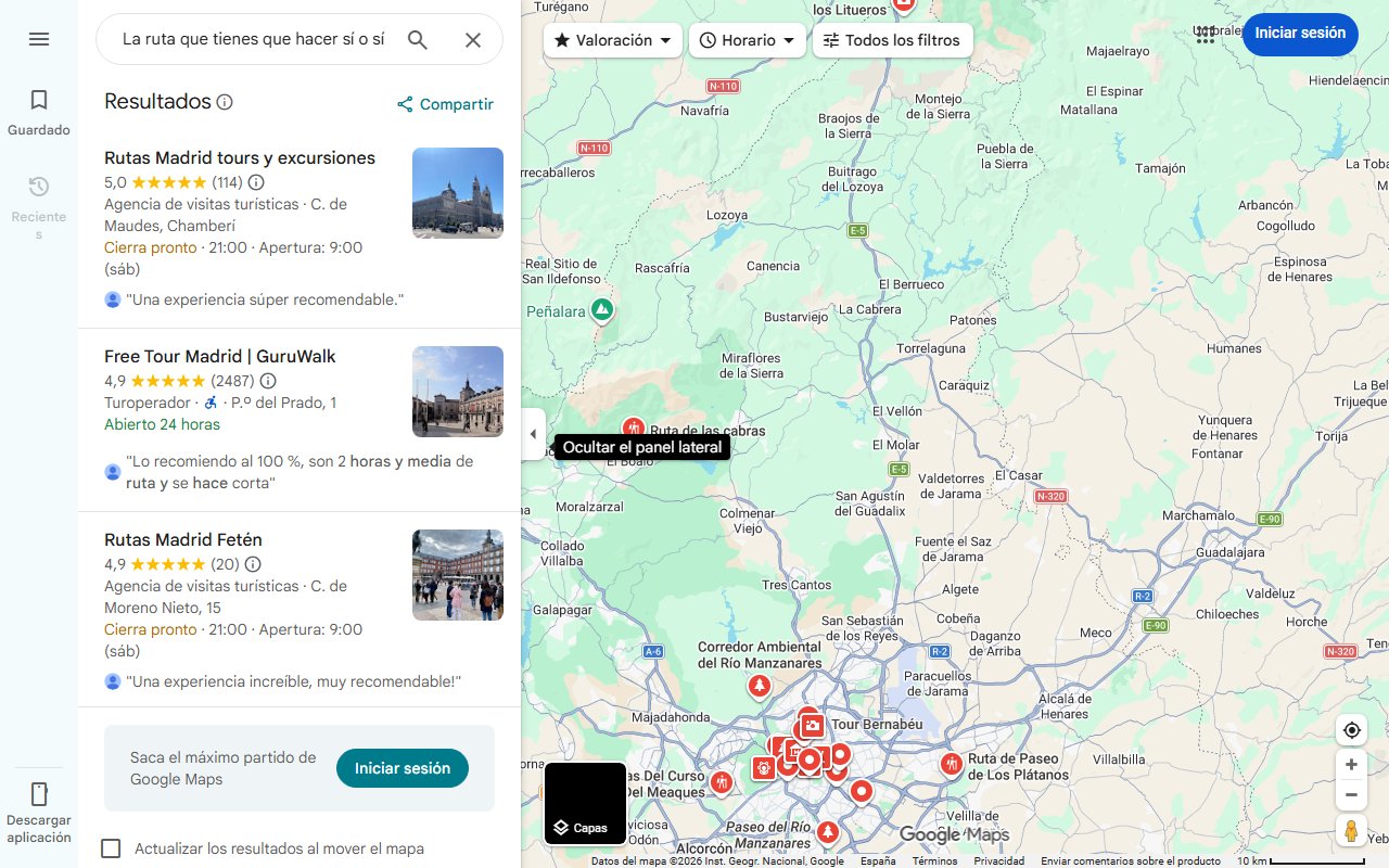 Mapa de La ruta que tienes que hacer sí o sí a una hora y media de Madrid: con una formación rocosa a la que comparan con la famosa Roca del León de Sri Lanka