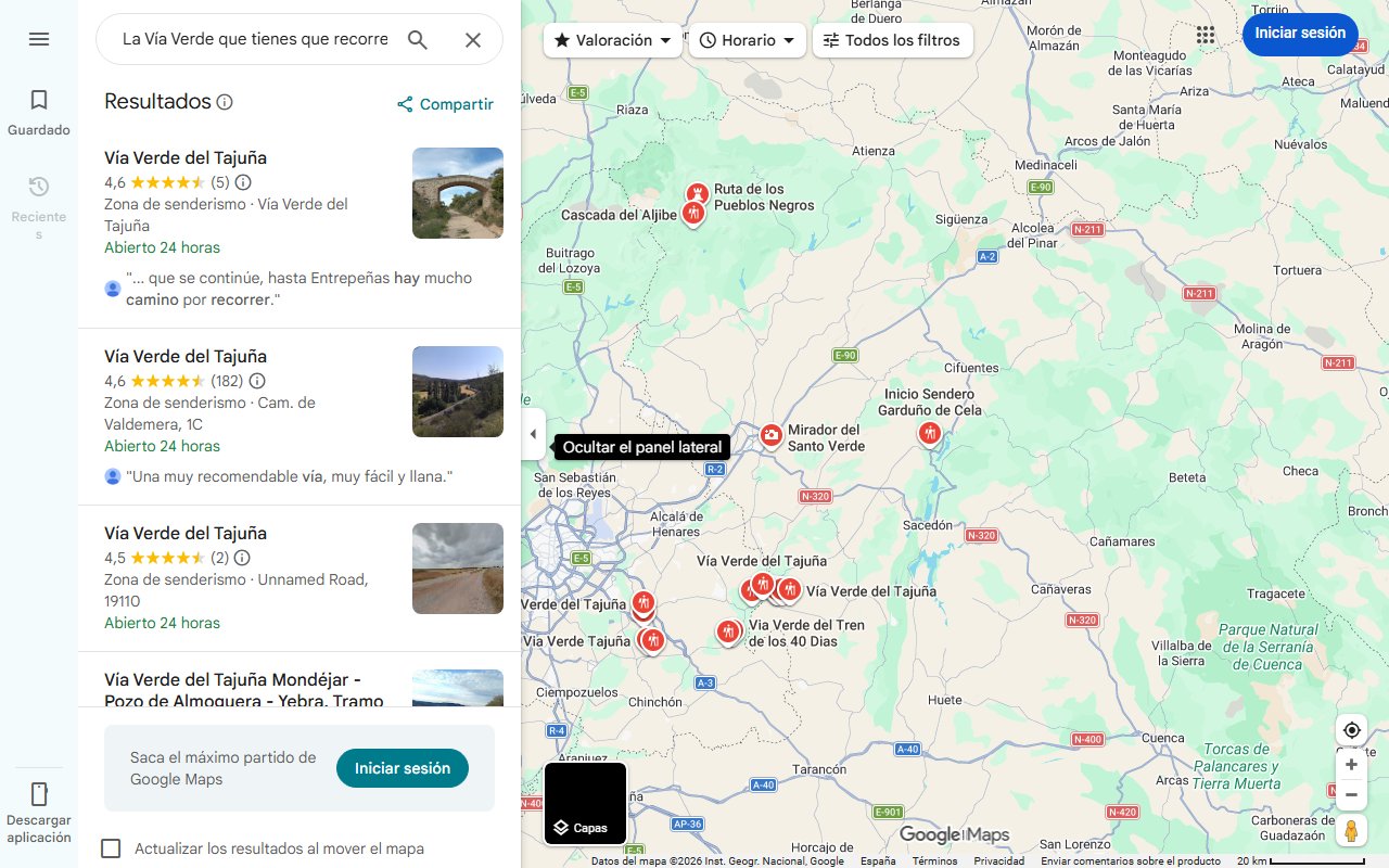Mapa de La Vía Verde que tienes que recorrer en La Alcarria: una histórica vía de ferrocarril que ha visto reconocido un nuevo tramo en Guadalajara