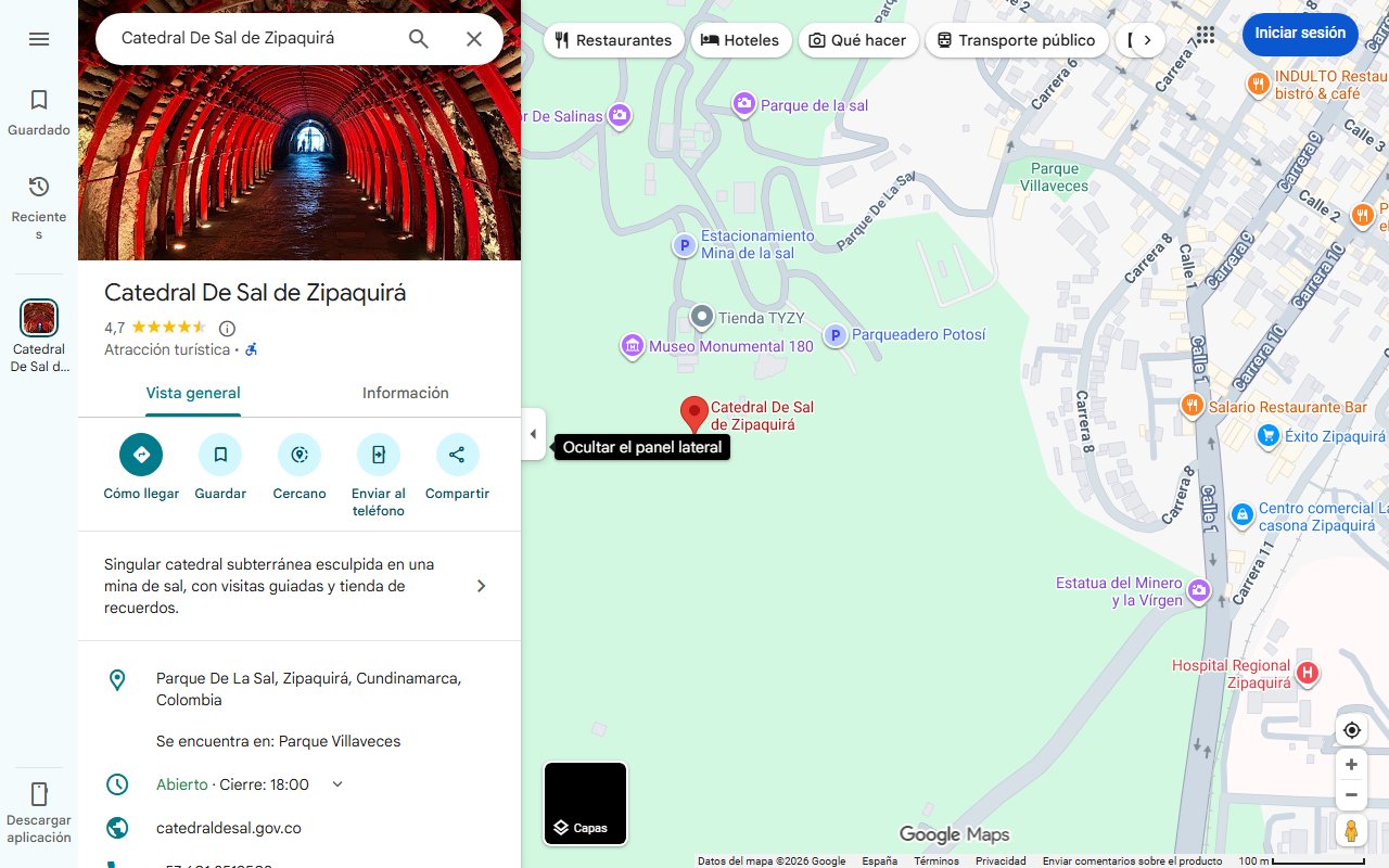 Mapa de La única catedral subterránea del mundo se encuentra en este precioso pueblo español