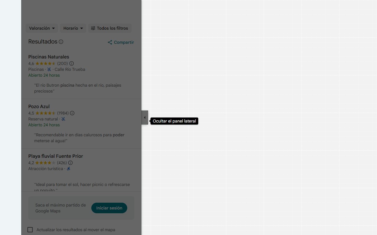 Mapa de Las 10 piscinas naturales en Burgos que no te puedes perder