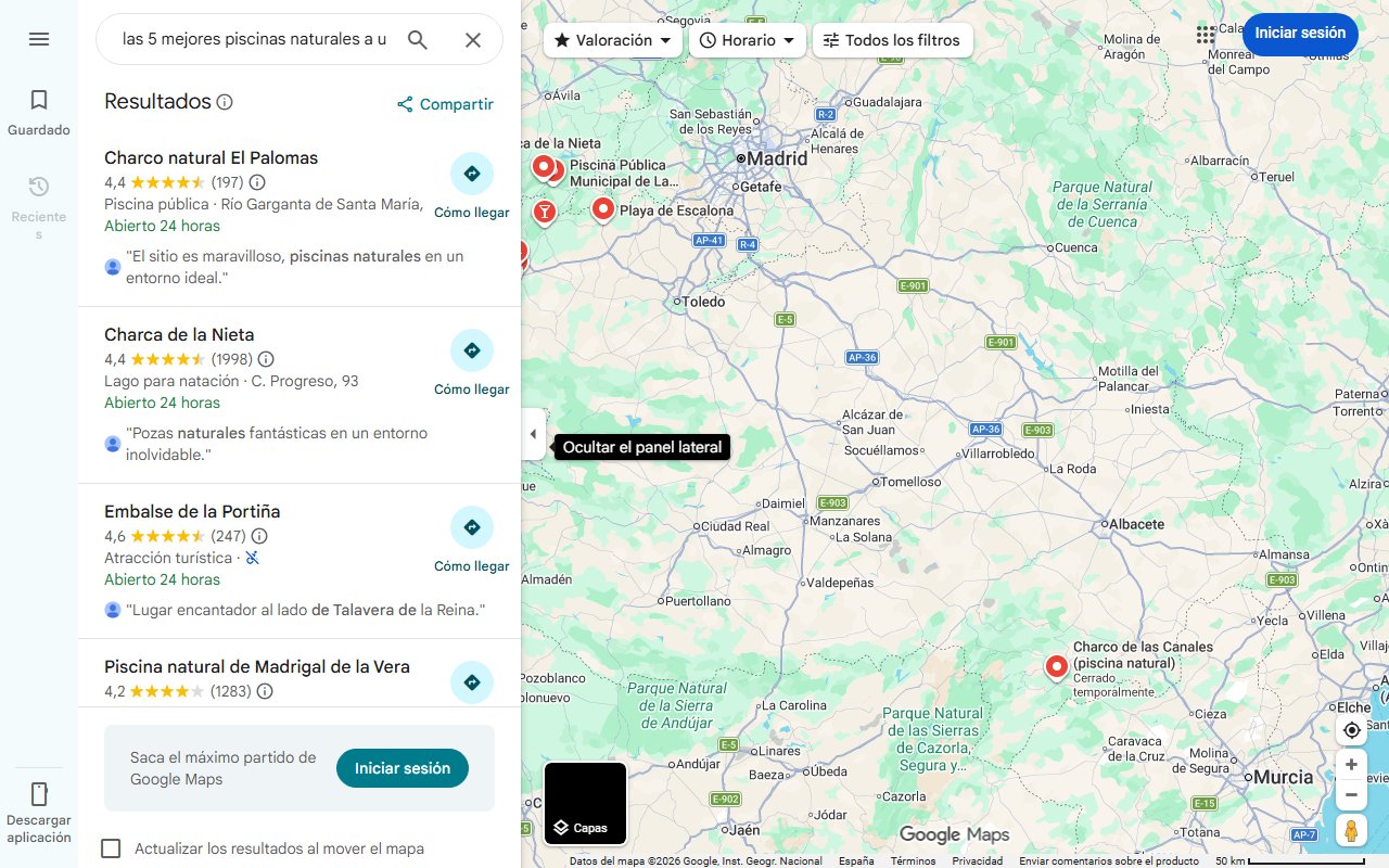 Mapa de Conoce las 5 mejores piscinas naturales a un paso de Talavera - Cover Talavera