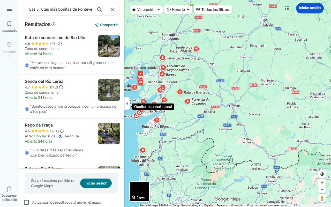 Mapa de Las 5 rutas más bonitas de Pontevedra: por islas paradisiacas, monasterios medievales y bosques mágicos