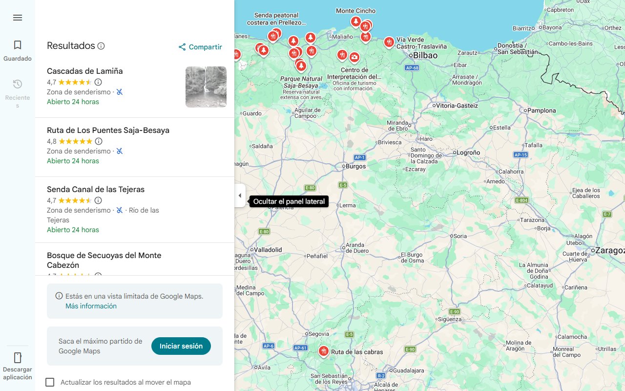Mapa de Las cinco rutas de senderismo más hermosas de Cantabria (y por qué deberías hacerlas)