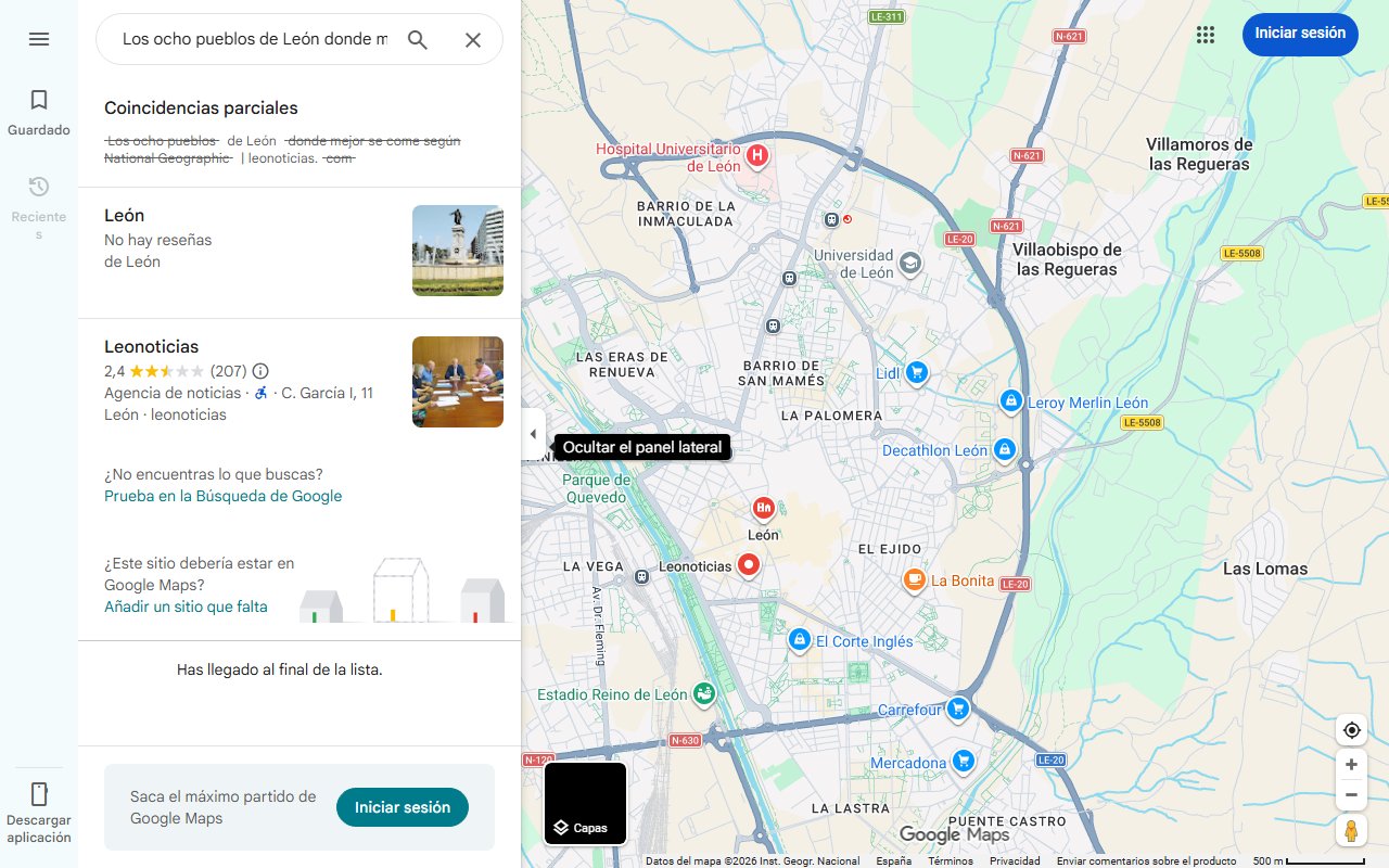 Mapa de Los ocho pueblos de León donde mejor se come según National Geographic | leonoticias.com