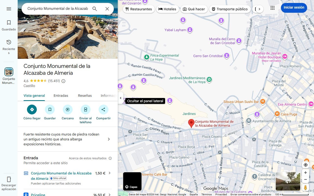 Mapa de Los pueblos medievales de Almería que debes visitar