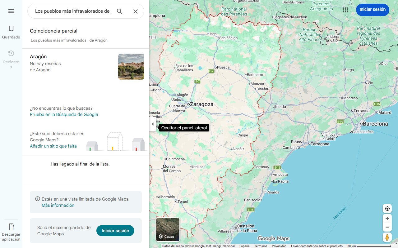 Mapa de Los pueblos más infravalorados de Aragón: tres tesoros escondidos que el turismo todavía no ha descubierto