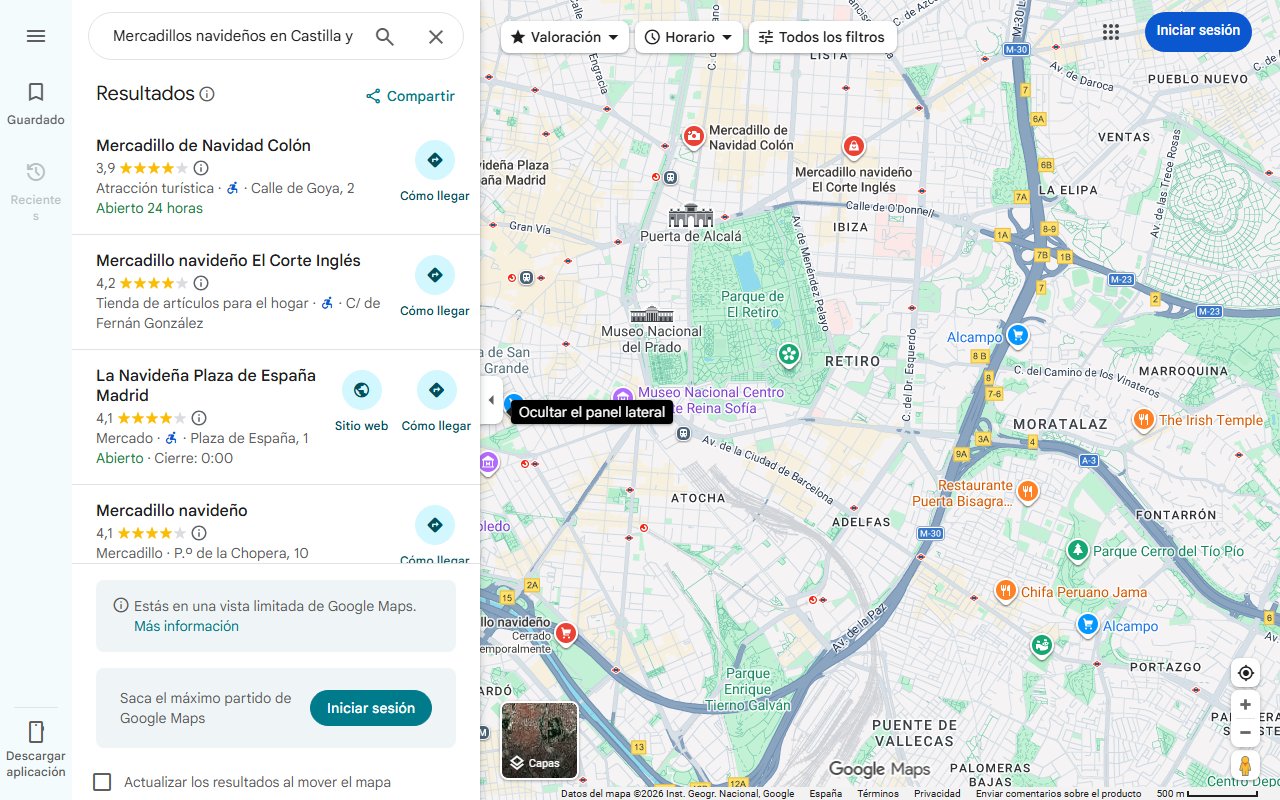 Mapa de Mercadillos navideños en Castilla y León: cuatro destinos llenos de luces, sabor y tradición