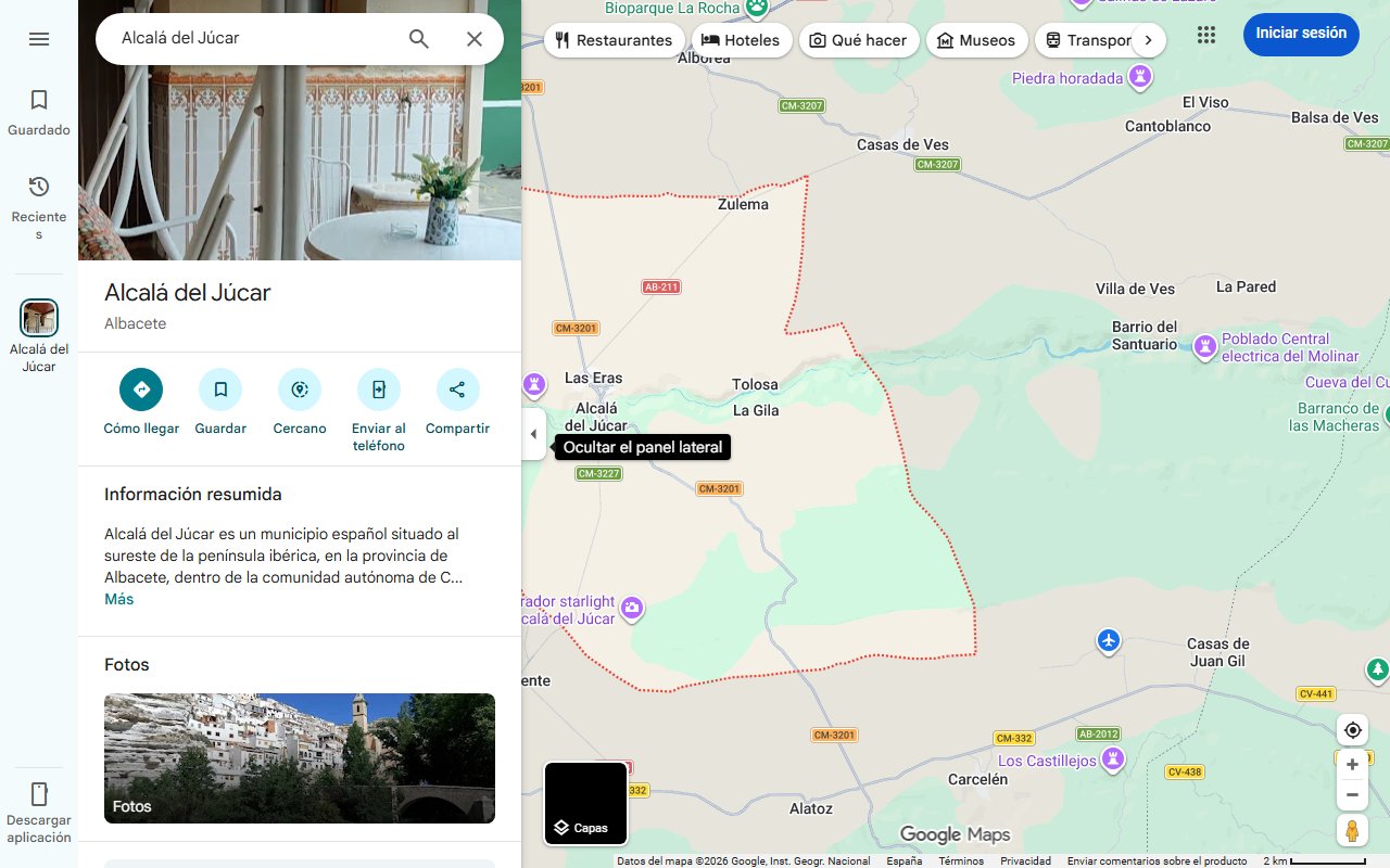 Mapa de Ni Alcalá del Júcar ni Sigüenza: los 3 pueblos desconocidos que tienes que visitar una vez en la vida en Castilla-La Mancha