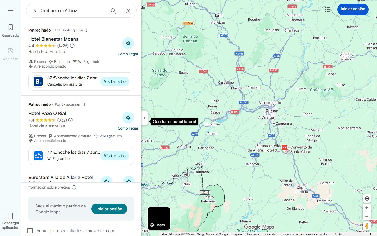 Mapa de Ni Combarro ni Allariz: este es el pueblo medieval que tienes que visitar en Galicia
