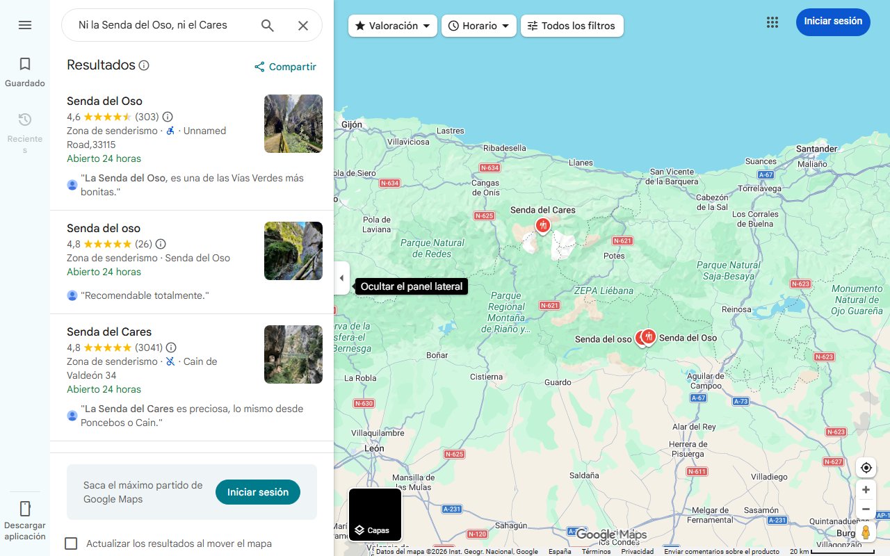 Mapa de Ni la Senda del Oso, ni el Cares: la ruta de senderismo más espectacular de España está en Palencia y es perfecta para un fin de semana de invierno