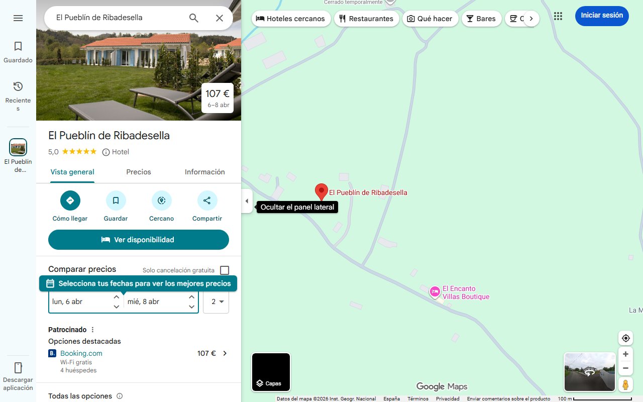 Mapa de Ni Llanes ni Ribadesella: este es el pueblo costero más bonito de Asturias que aún no tiene turismo masificado