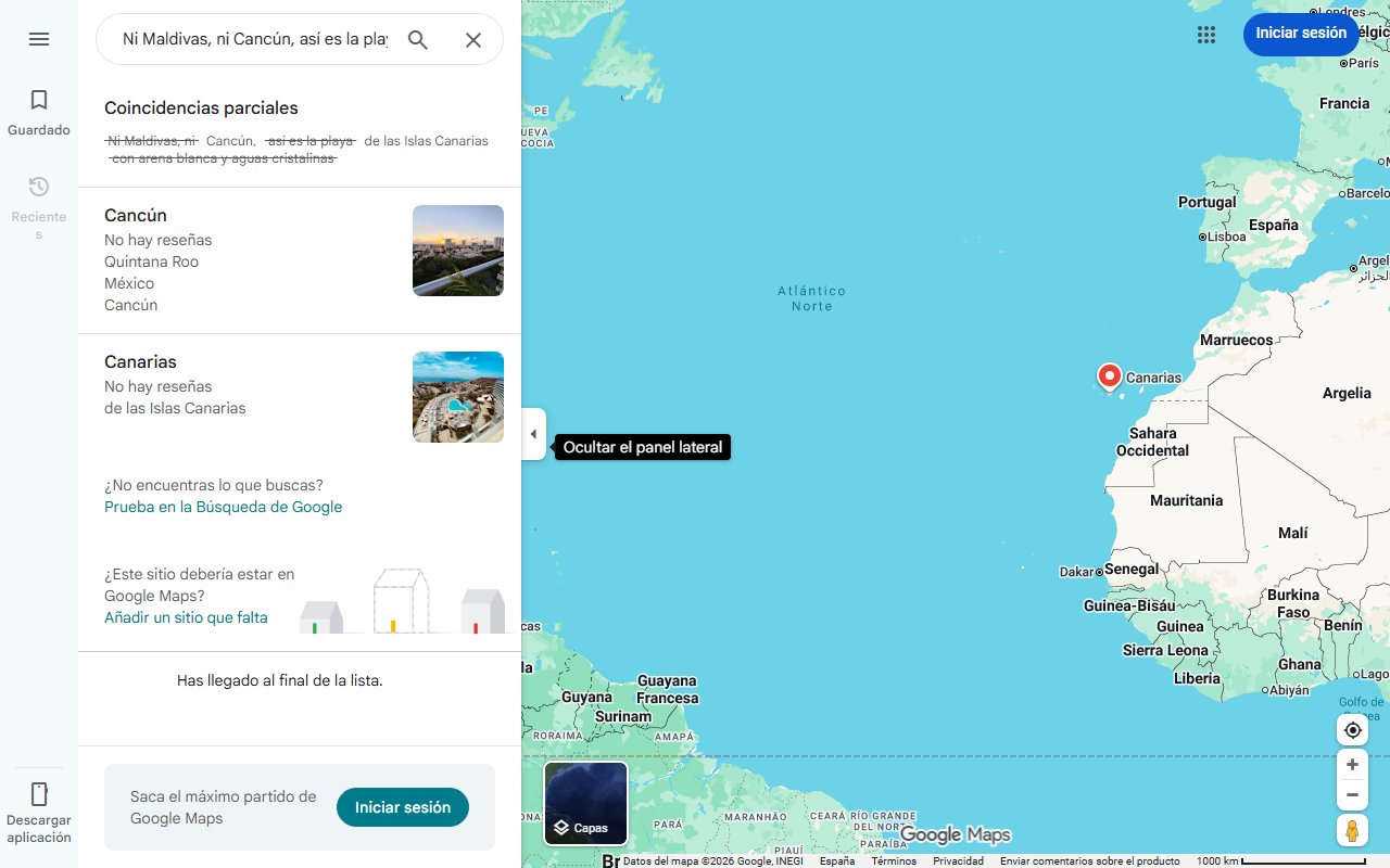 Mapa de Ni Maldivas, ni Cancún, así es la playa de las Islas Canarias con arena blanca y aguas cristalinas