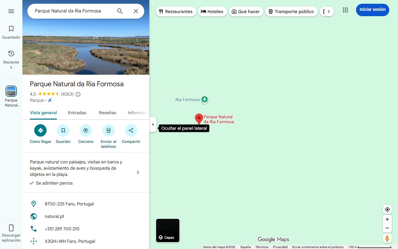 Mapa de Ni Oporto ni el Algarve: el pueblo portugués lleno de piscinas naturales donde relajarse de vacaciones
