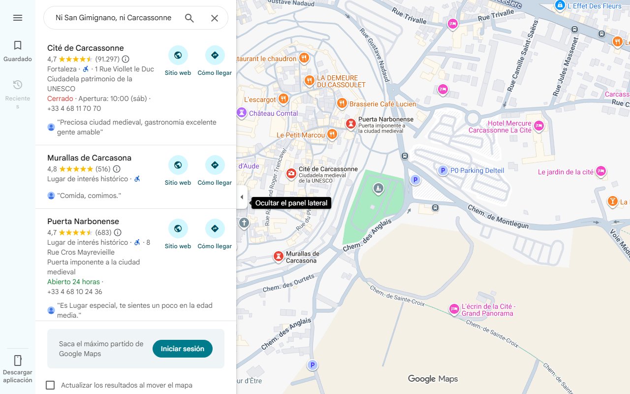 Mapa de Ni San Gimignano, ni Carcassonne: el pueblo medieval mejor conservado del mundo está en España y es uno de los más bonitos del país