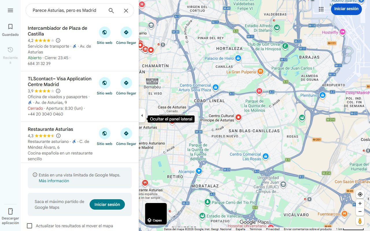 Mapa de Parece Asturias, pero es Madrid: el paraíso con cascadas, marmitas y rutas de cuento que es obligatorio que visites este verano