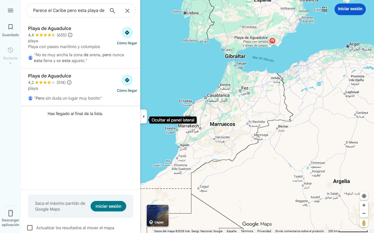 Mapa de Parece el Caribe pero esta playa de agua dulce está en España: aguas cristalinas y chiringuito al lado