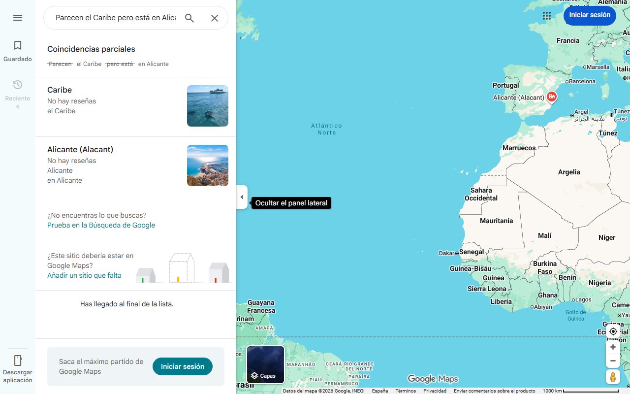 Mapa de Parecen el Caribe pero está en Alicante: la cala escondida con aguas cristalinas que pocos conocen
