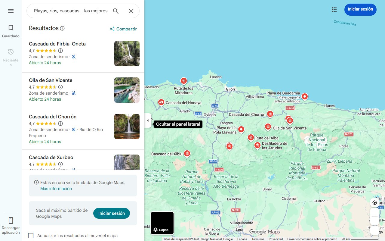 Mapa de Playas, ríos, cascadas... las mejores zonas de baño en Asturias para pasar la ola de calor | El Comercio: Diario de Asturias