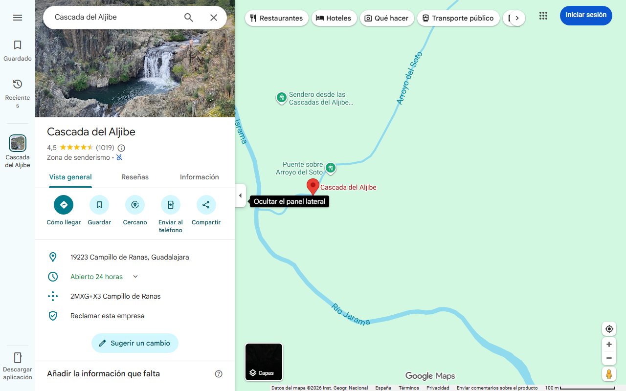 Mapa de Pueblos escondidos entre ríos y cascadas: el concejo repleto de bosques con un salto de agua de 30 metros