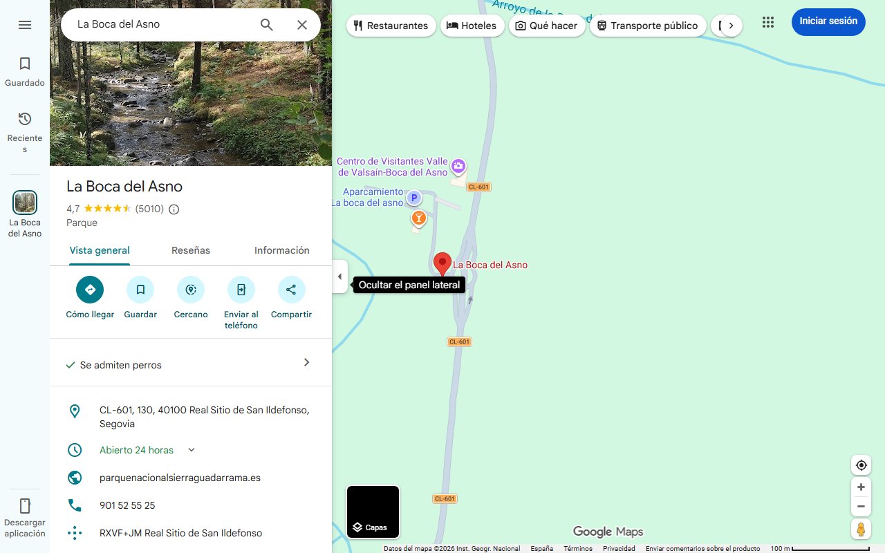 Mapa de Seis rutas para vivir el otoño en la provincia de Segovia - Segoviaudaz.es