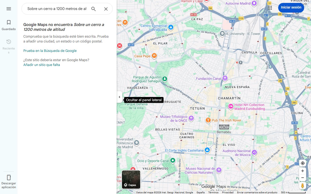 Mapa de Sobre un cerro a 1200 metros de altitud: el pueblo declarado Bien de Interés Cultural con un arco romano único