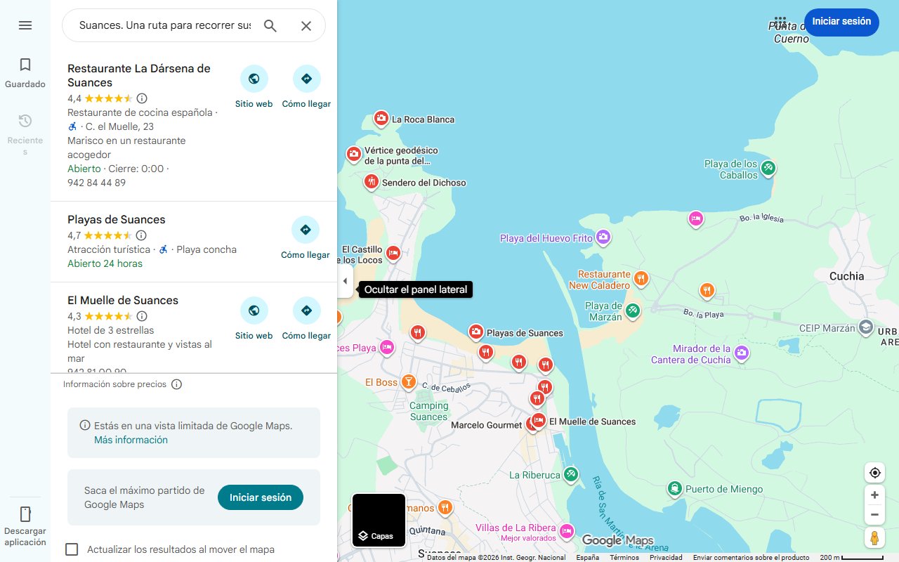 Mapa de Suances. Una ruta para recorrer sus seis playas y disfrutar de su gastronomía | El Diario Montañés