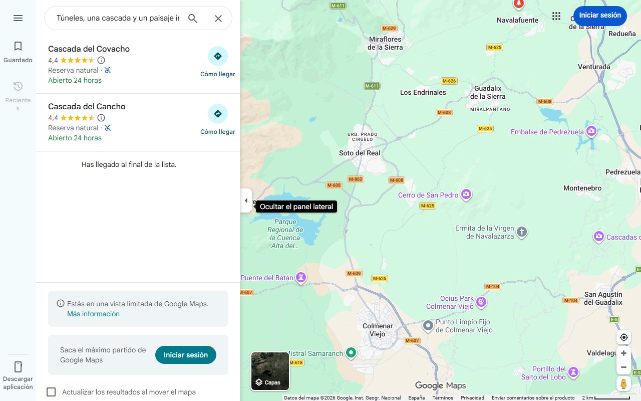 Mapa de Túneles, una cascada y un paisaje impresionante: la ruta de senderismo que tienes que hacer sí o sí en Almería