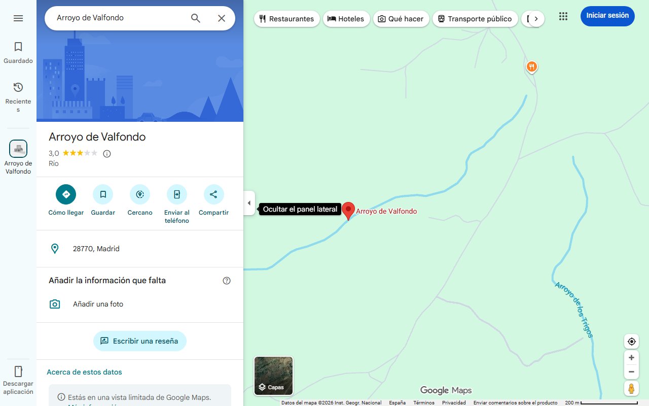 Mapa de Un río lleno y nieve de fondo: el capricho de la naturaleza en Salamanca que luce increíble con las lluvias | Salamancahoy