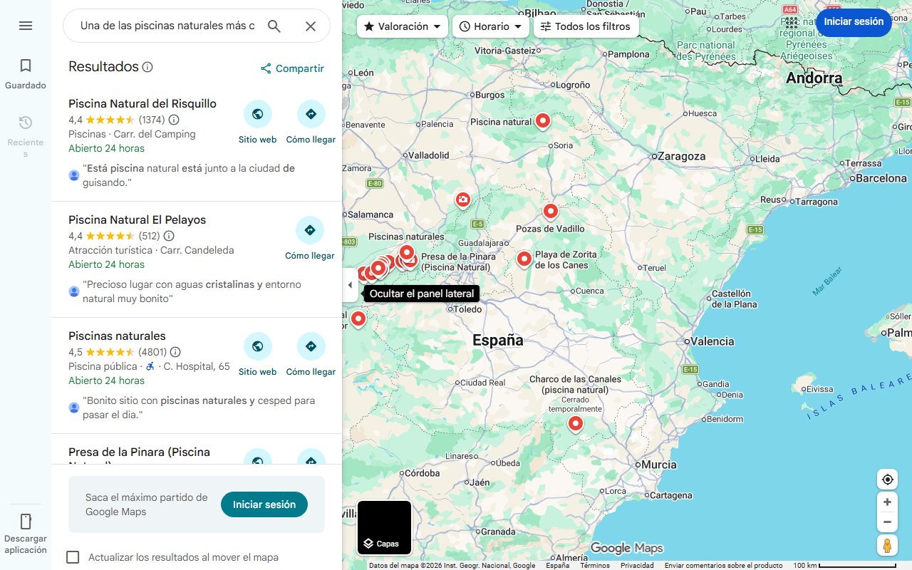 Mapa de Una de las piscinas naturales más cristalinas y frescas de España está en este rincón de Castilla - La Mancha